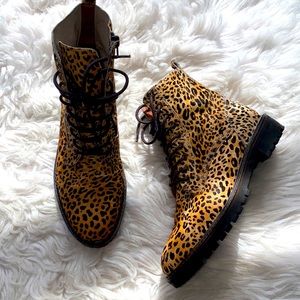 Real Fur Cheetah Boots